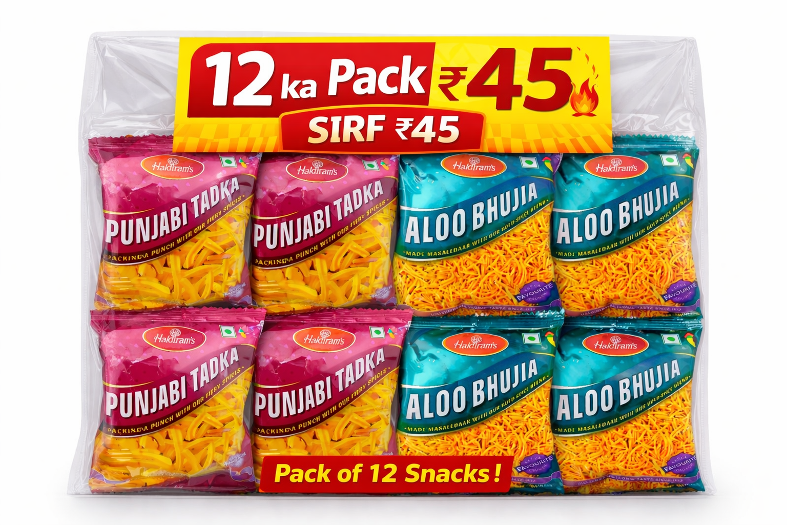 Punjabi Tadka , Haldiram ( 12 × 21.5g)